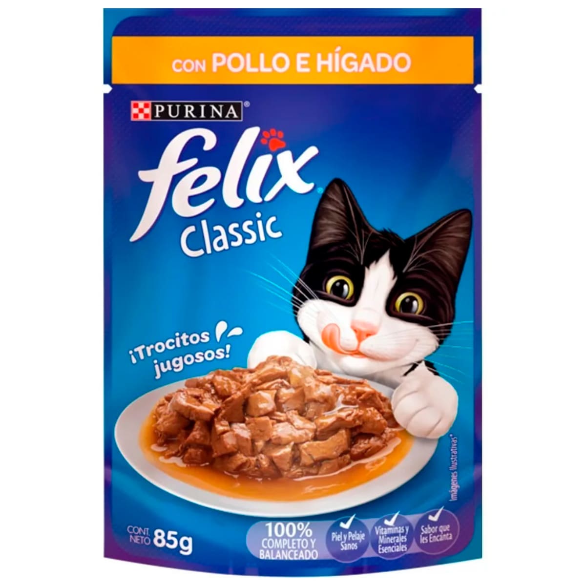 FELIX CLASSIC POLLO E HIGADO 85 GR1