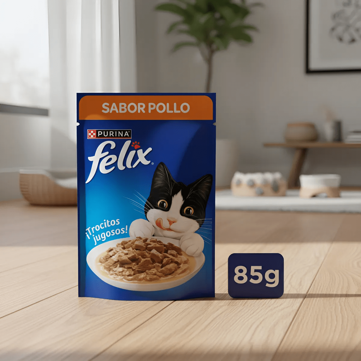 CAJA FELIX SACHET POLLO 24 UN 85 GR2