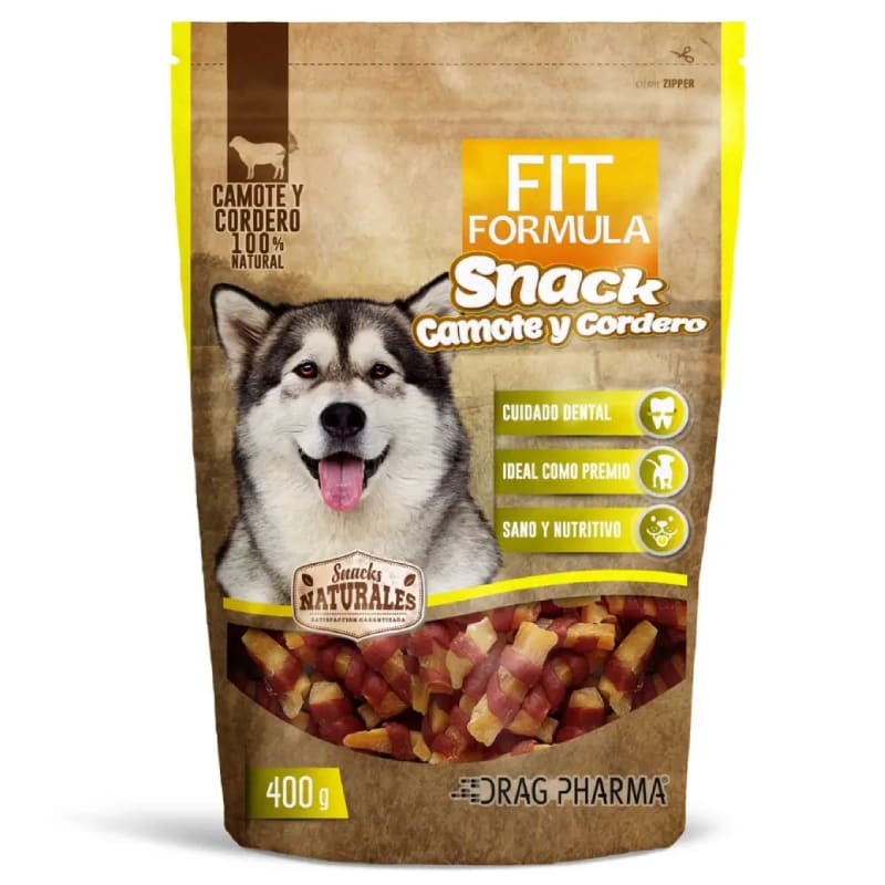 FIT SNACK CAMOTE Y CORDERO 400 GR1