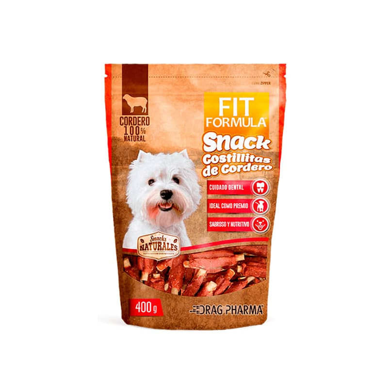 Fit Formula Comida Snack Cordero Perro Mascota 400 G1