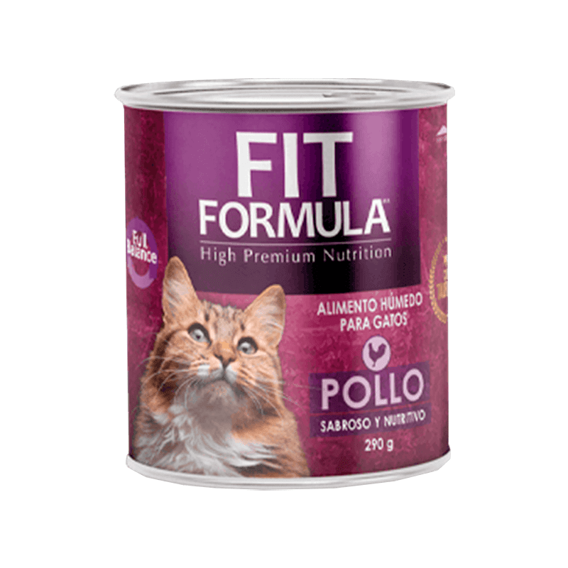 FIT LATA GATO POLLO 290 GR1