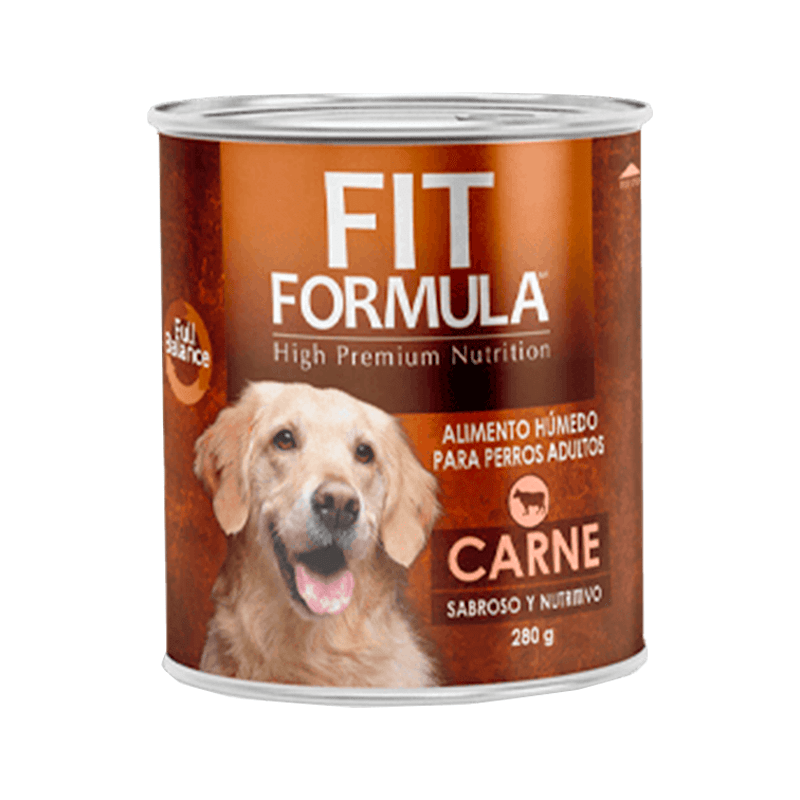 FIT FORMULA LATA PERRO CARNE 280 GR1