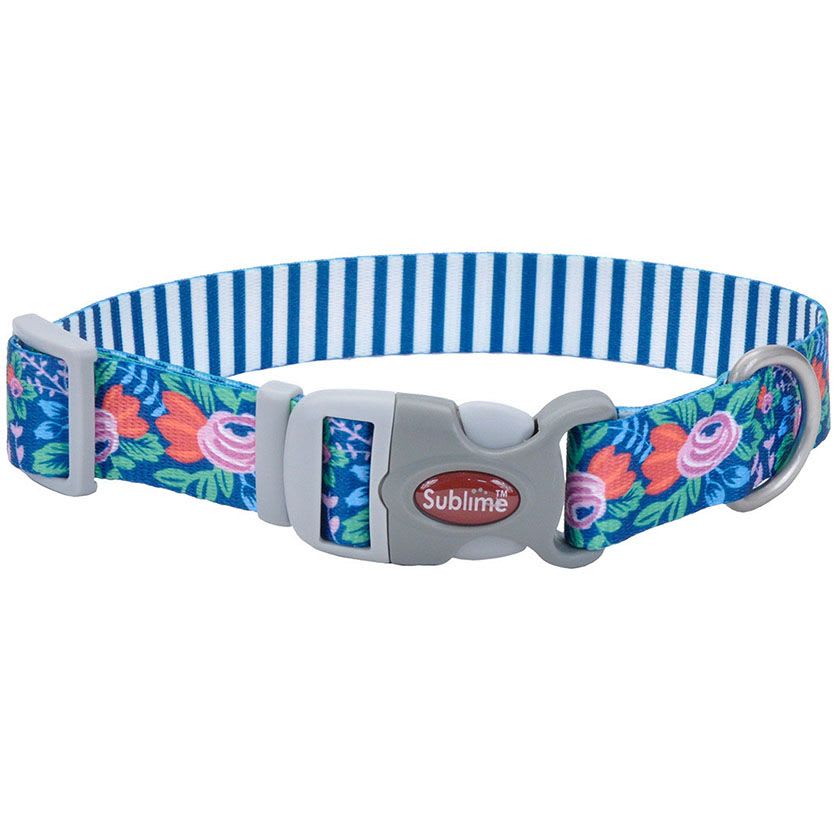 COASTAL SUBLIME COLLAR FLOWER TEAL S/M1