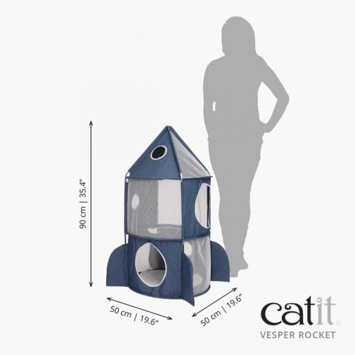 CATIT VESPER ROCKET GRIS5