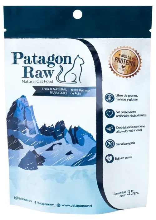 PATAGON RAW SNACK GATO PECHUGA DE POLLO 35 GR1