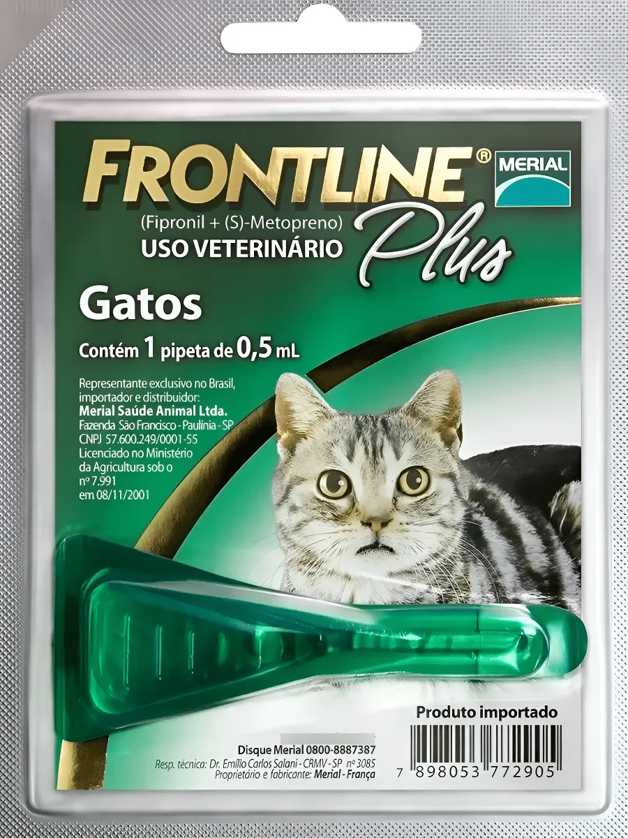 FRONTLINE PLUS GATO DE 2.5 A 6 KG KG1