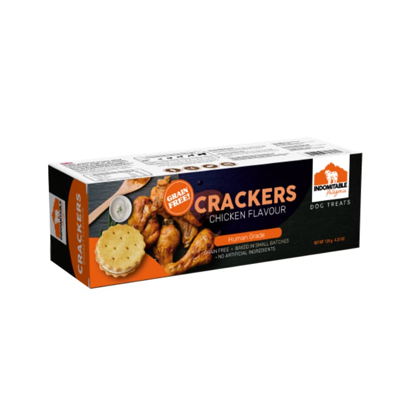 INDOMITABLE GALLETAS CRACKERS POLLO 130 GR1