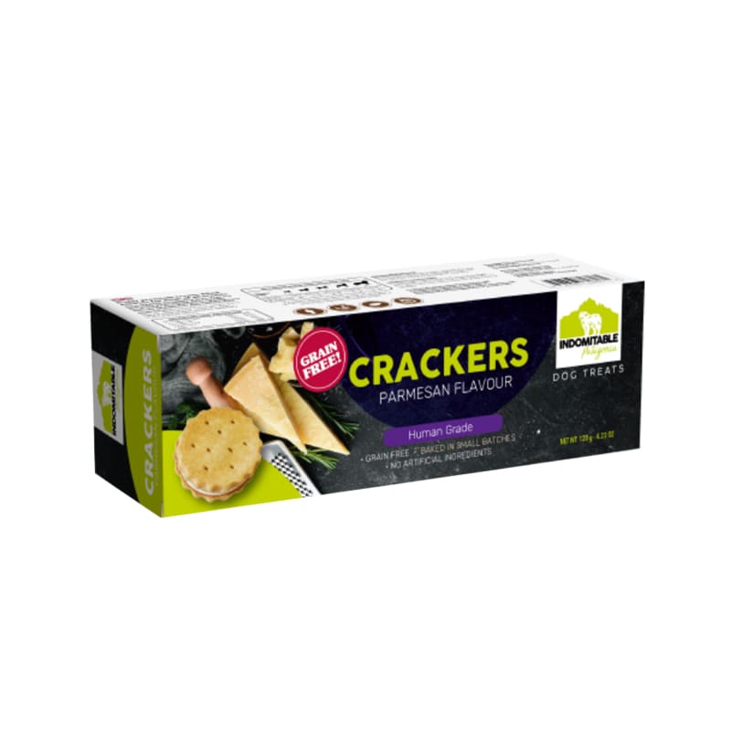 INDOMITABLE GALLETAS CRACKERS PARMESANO 130 GR1