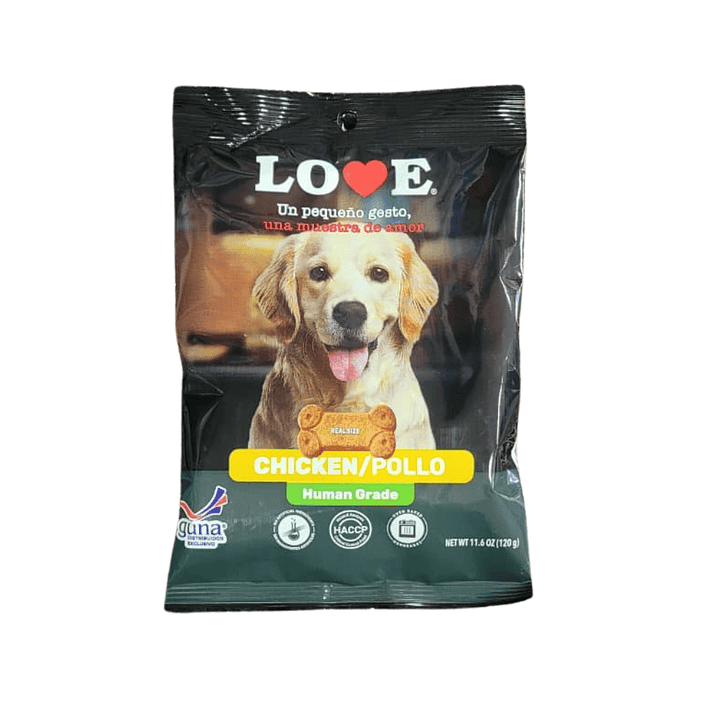 GALLETAS PARA PERROS LOVE CLASSIC POLLO HUMAN GRADE1