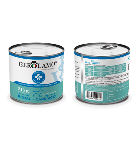 GEROLAMO LATA PERRO ADULTO RENAL CARDIACO 315 GR3
