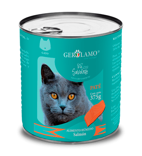 GEROLAMO SALVATORE LATA GATO ADULTO SALMÓN 315 GR1