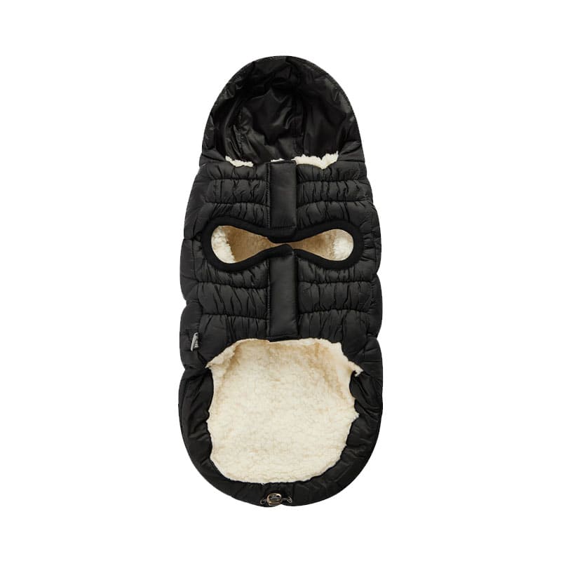 GF PET PARKA CLOUD  BLACK M2