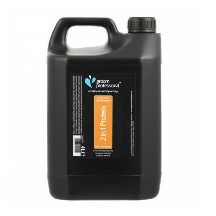 SHAMPOO GROOM PROFESSIONAL 2 EN 1 PROTEINA 4 LT 10:11