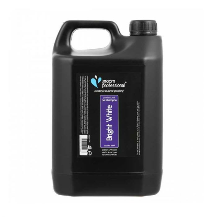 SHAMPOO GROOM PROFESSIONAL BRIGHT WHITE 4 LT 10:11
