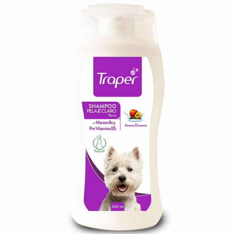 TRAPER SHAMPOO PERRO PELAJE CLARO 260 ML1
