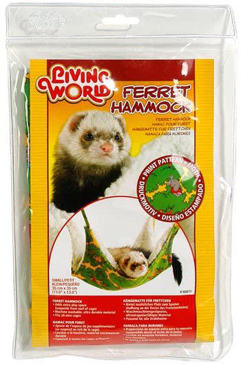 LIVING WORLD HAMACA PARA FERRET VERDE 35X35 CM2
