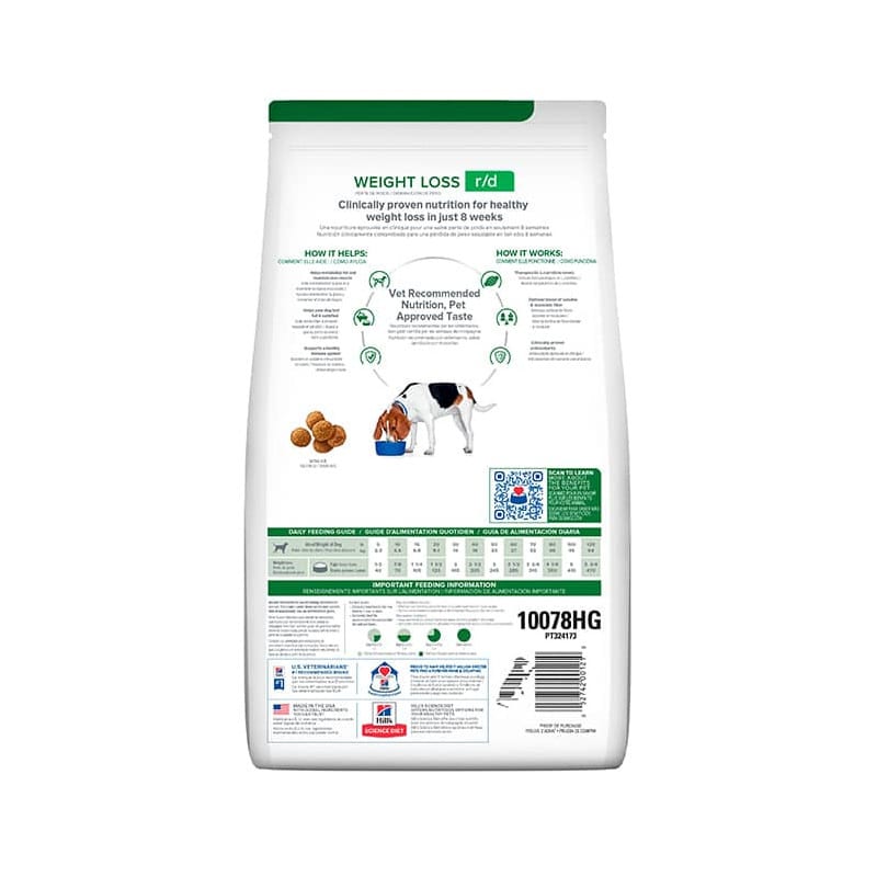 HILLS PRESCRIPTION DIET R/D WEIGHT LOSS CANINO 7.98 KG2