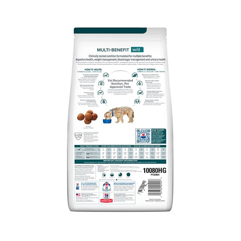 HILLS PRESCRIPTION DIET W/D PERRO MULTI-BENEFIT 3.86 KG2