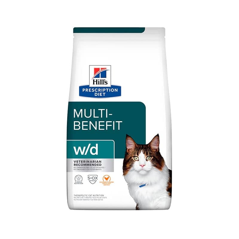 HILL´S PRESCRIPTION DIET W/D MULTI BENEFIT FELINO 1.8 kg1