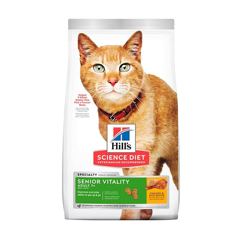 HILLS SCIENCE DIET SENIOR VITALITY ADULT 7+ FELINO 1.36 KG1