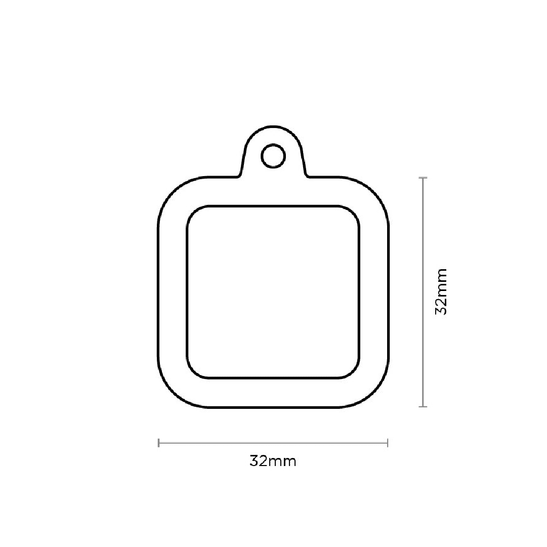 PLACA BLACK SQUARE ALU BLACK RUBBER2