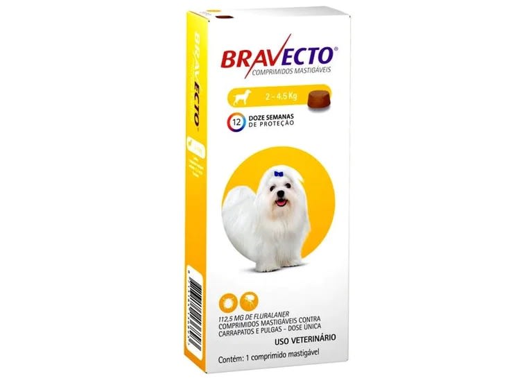 BRAVECTO PERRO 2 - 4.5 KG 1 COMP1