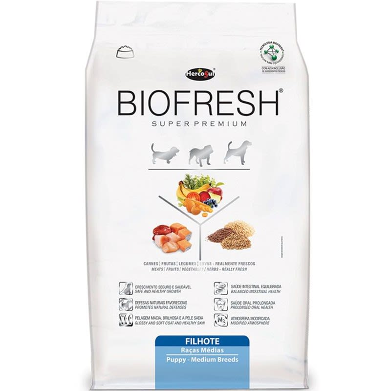 BIOFRESH PARA PERROS - CACHORROS DE  RAZA MEDIANAS 3Kg1