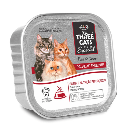 Three Cats Esp Pate Paladar exigente (90 Gr)1