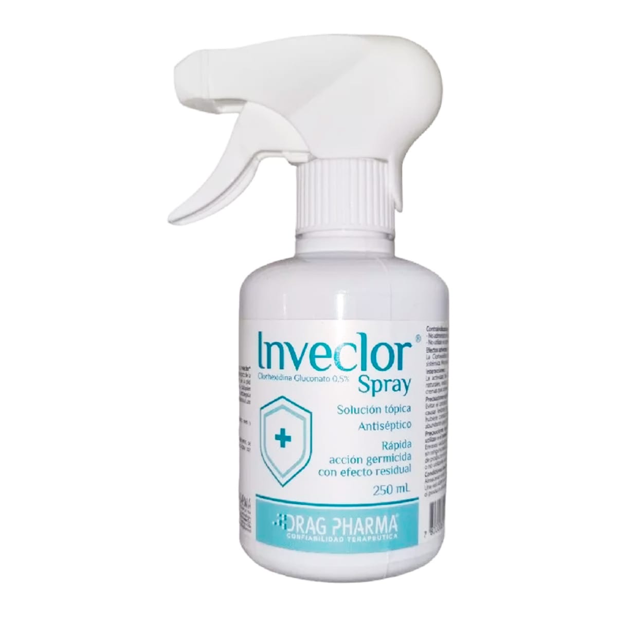 INVECLOR SPRAY SOLUCIÓN ANTISÉPTICO 250 ML1