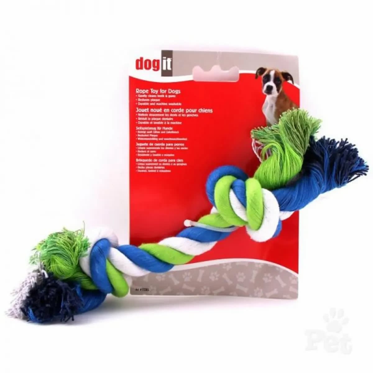 DOGIT CUERDAS ANUDADAS TRICOLOR M2