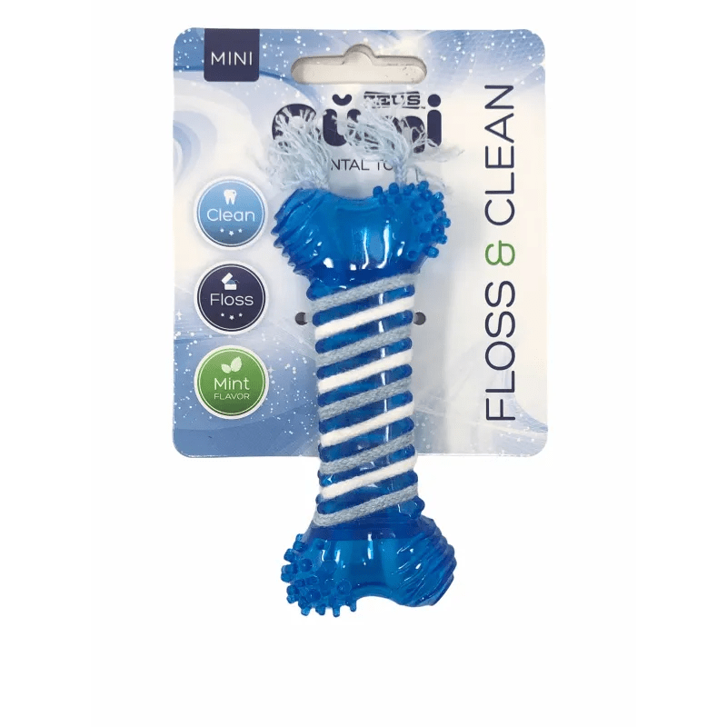 ZEUS GUMI JUGUETE DENTAL CLEAN & FLOSS MINI1