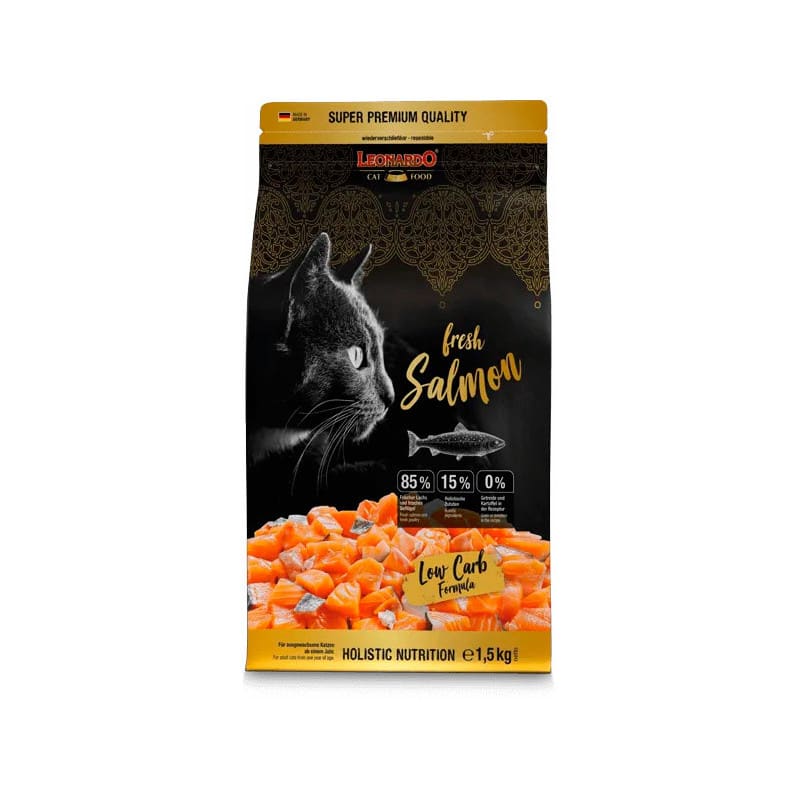 Leonardo Fresh Salmon Alimento Para Gatos 1,5 Kg1