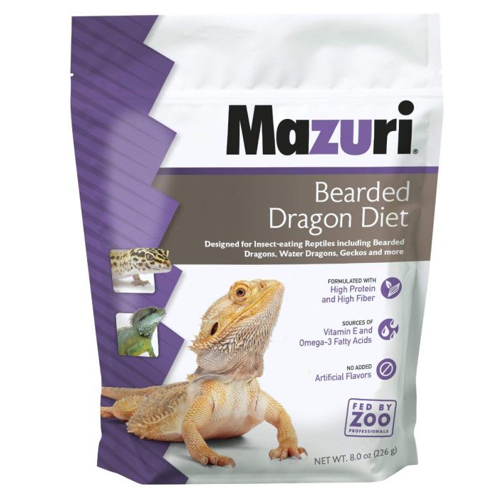 MAZURI BEARDED DRAGON DIET (200 GR)2