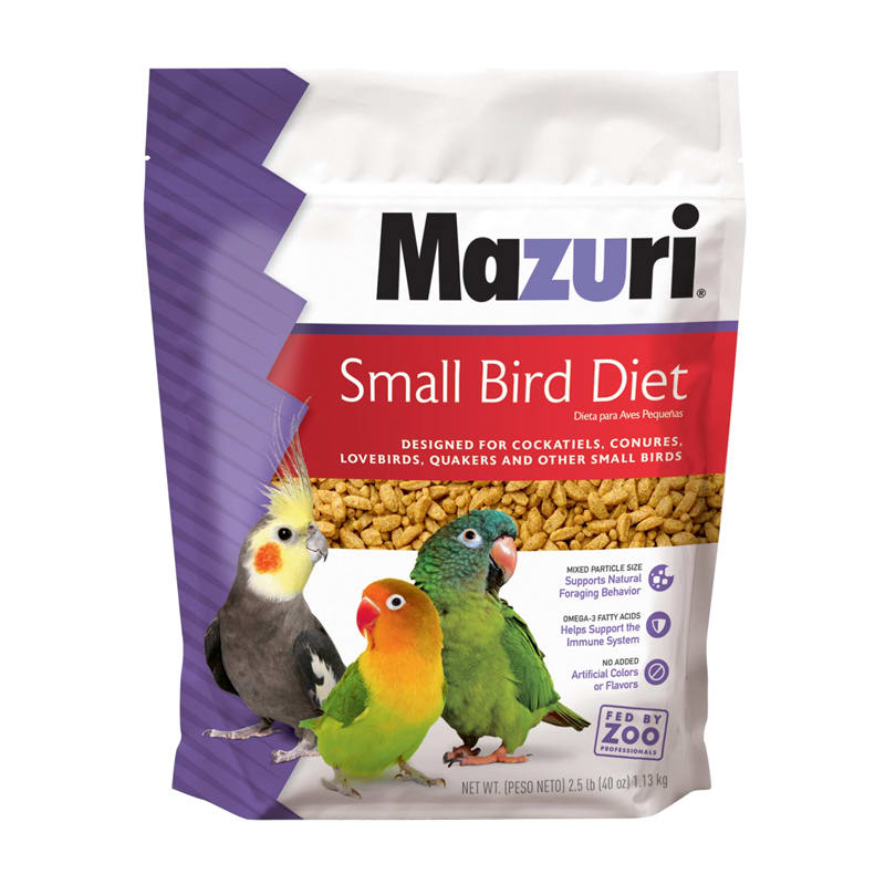 MAZURI SMALL MINI BIRD DIET (0,9 KG)1