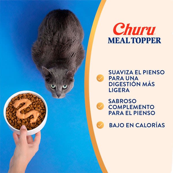 CHURU MEAL TOPPER POLLO QUESO 4P2