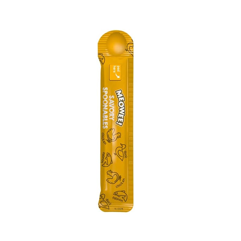 MEOWEE SPOON SALMON, TUNA AND SHRIMP, 4TB, 56GR2