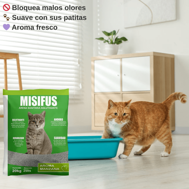 ARENA MISIFUS MANZANA 20 KG2