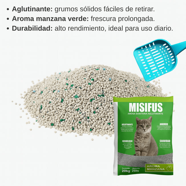 ARENA MISIFUS MANZANA 20 KG3
