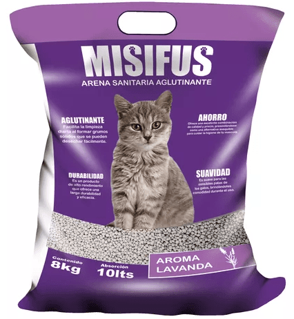 ARENA MISIFUS LAVANDA 8 KG1