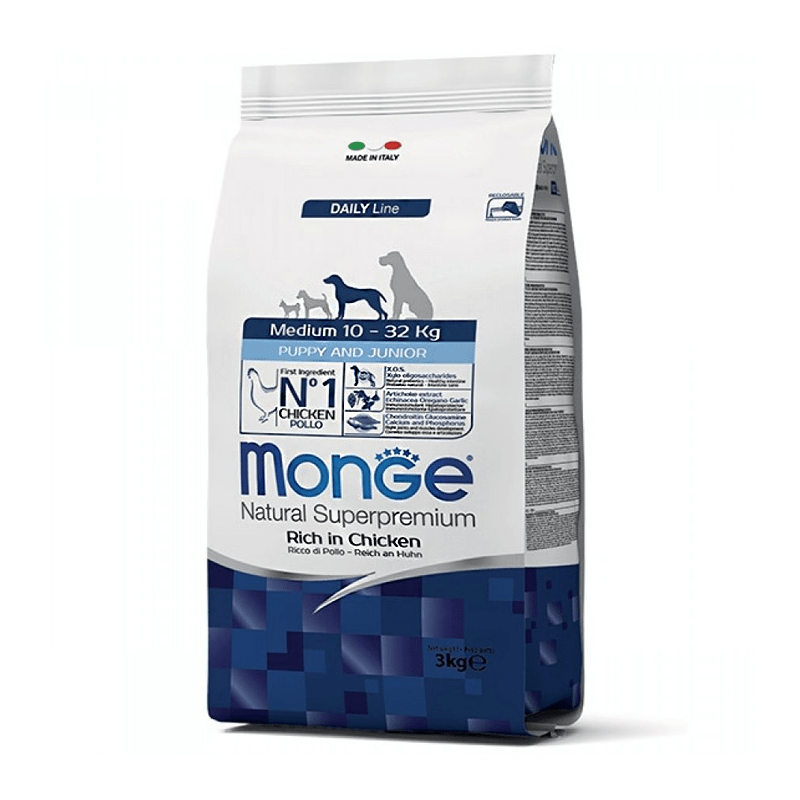 Monge Medium P&J Chicken de 12 kg1