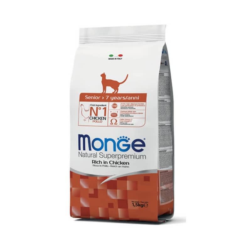 MONGE GATO SENIOR POLLO 1.5 KG1
