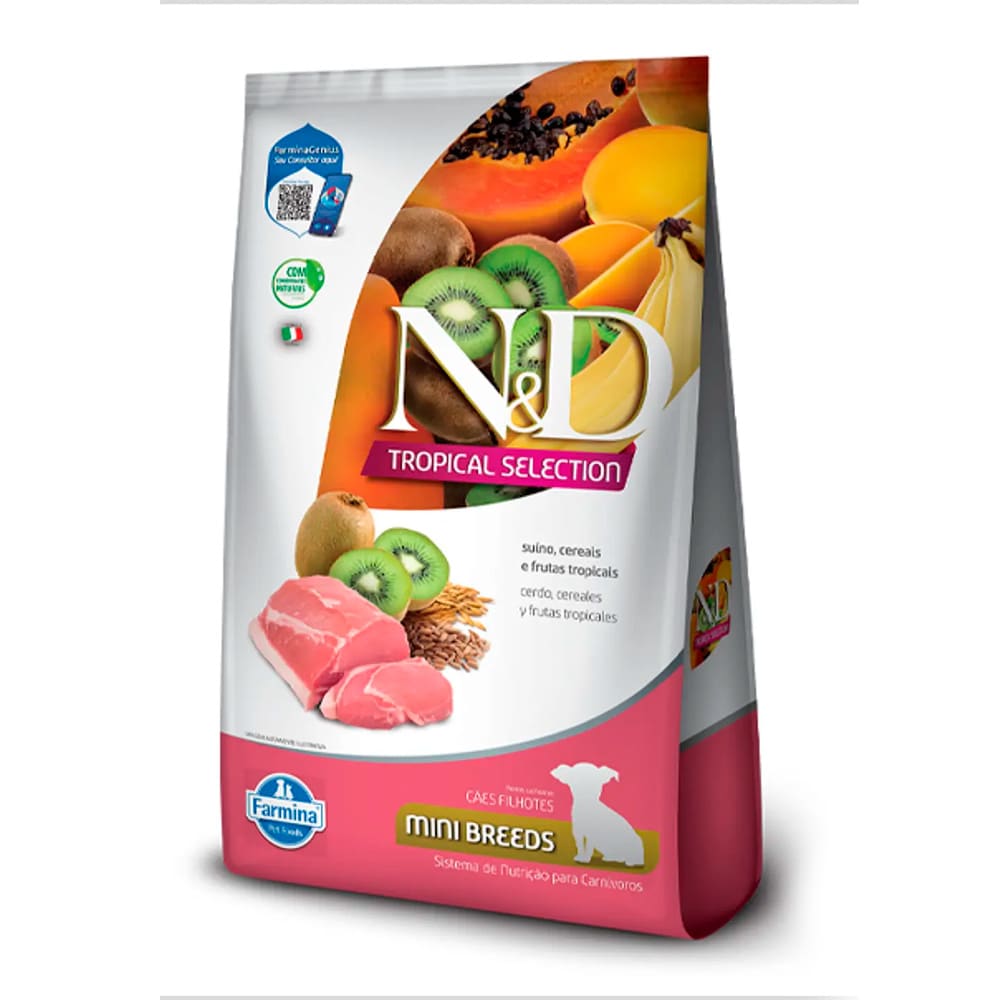 N&D TROPICAL SELECTION PERRO PUPPY MINI CERDO 2,5 KG1