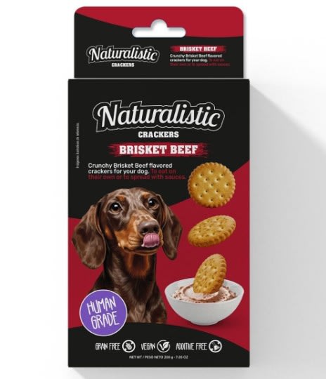 NATURALISTIC CRACKERS BRISKET BEEF, 200 GR1