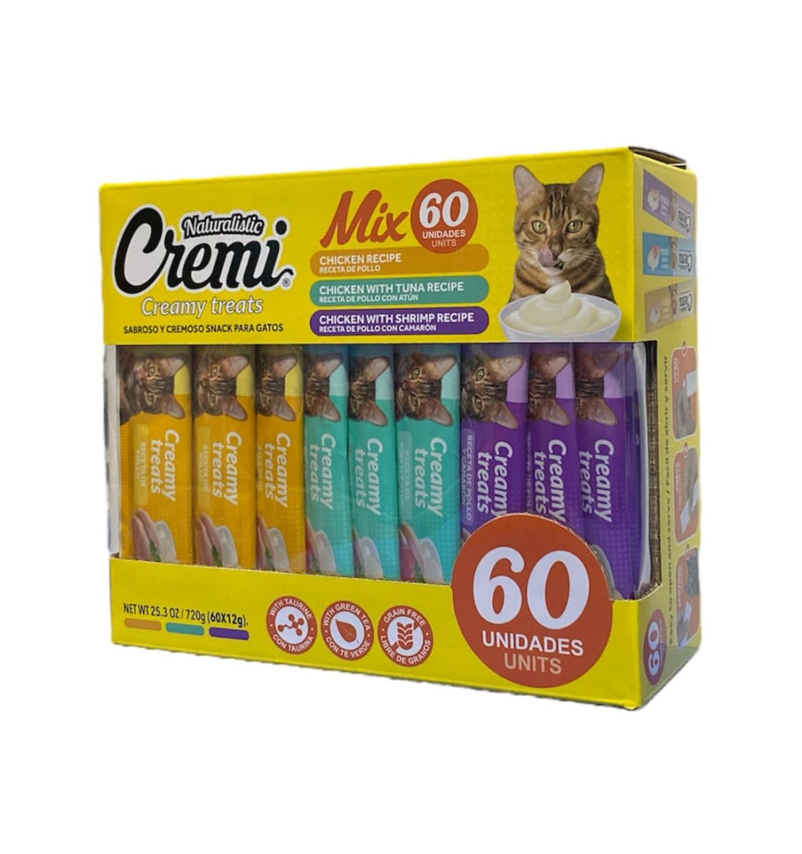 NATURALISTIC CREMI BOX CHICKEN MIX 60 SACHET1