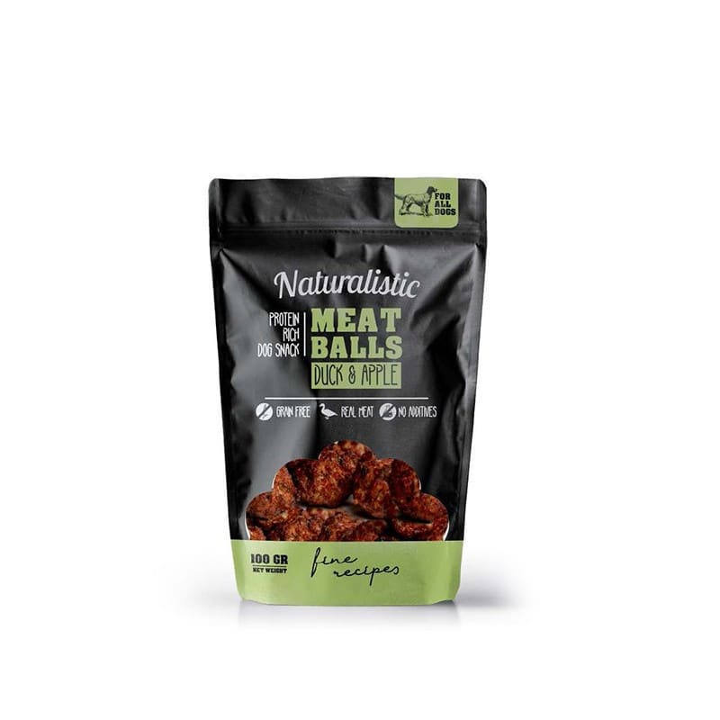 MEATBALLS DUCK AND APPLE, 100 GR1