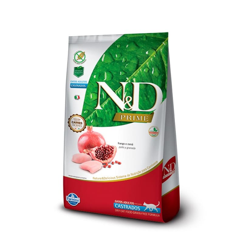 N&D PRIME GATO CASTRADO POLLO 1,5 KG1
