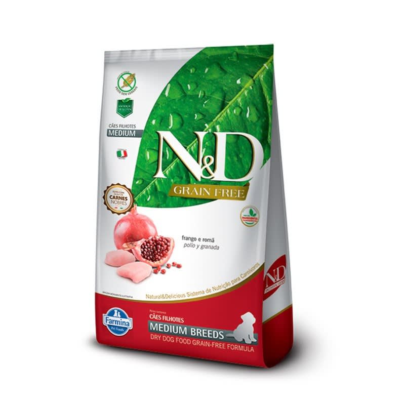 N&D PRIME PERRO CACHORRO MEDIANO POLLO 10,1KG1