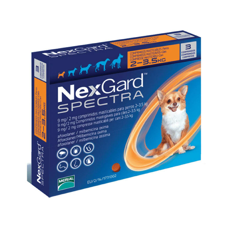 NEXGARD SPECTRA 2 - 3,5 KG 1 COMPRIMIDO1