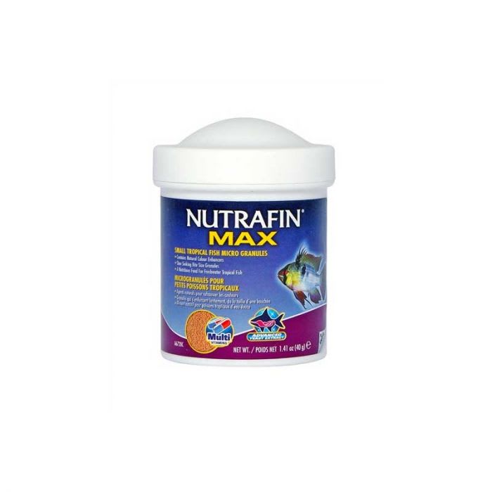 NUTRAFIN MAX MICROGRANULOS PECES TROPICALES 40G1