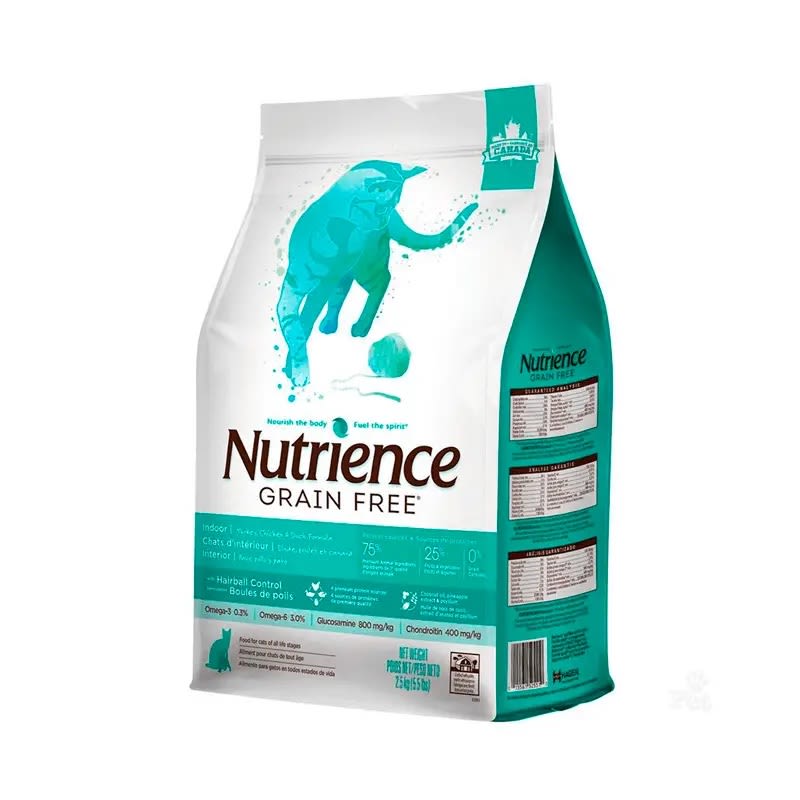 Nutrience Gato Adulto Indoor Grain Free 2,5 Kg1